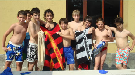 Matthew, Alex, and their Italian buddies in the last days of life in Italy